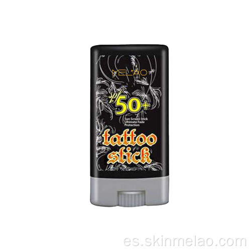 El protector solar de tatuaje impermeable protege a SPF 50